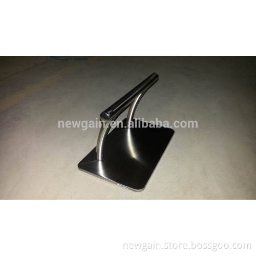 Stainless steel footrest for hair salon barber chair. Hairdressing Chair Footrest